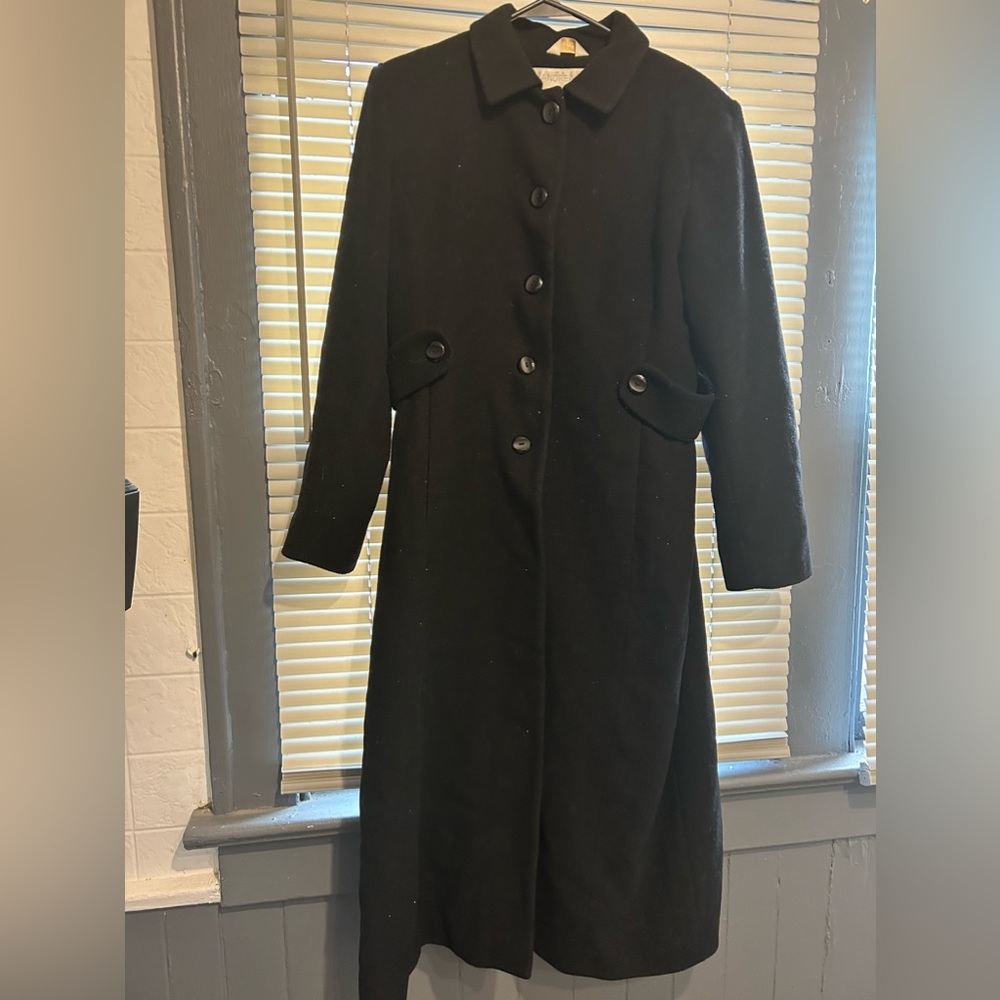 Andrea Brem Long Wool Peacoat